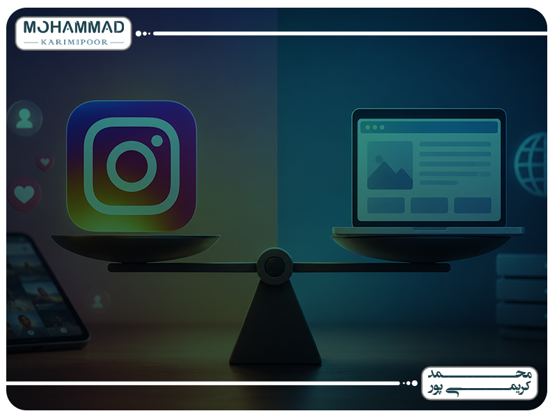 افزایش فروش در سایت یا اینستاگرام؟