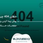 خطای 404 چیست؟ روش پیدا کردن و مدیریت صفحات حذف‌شده