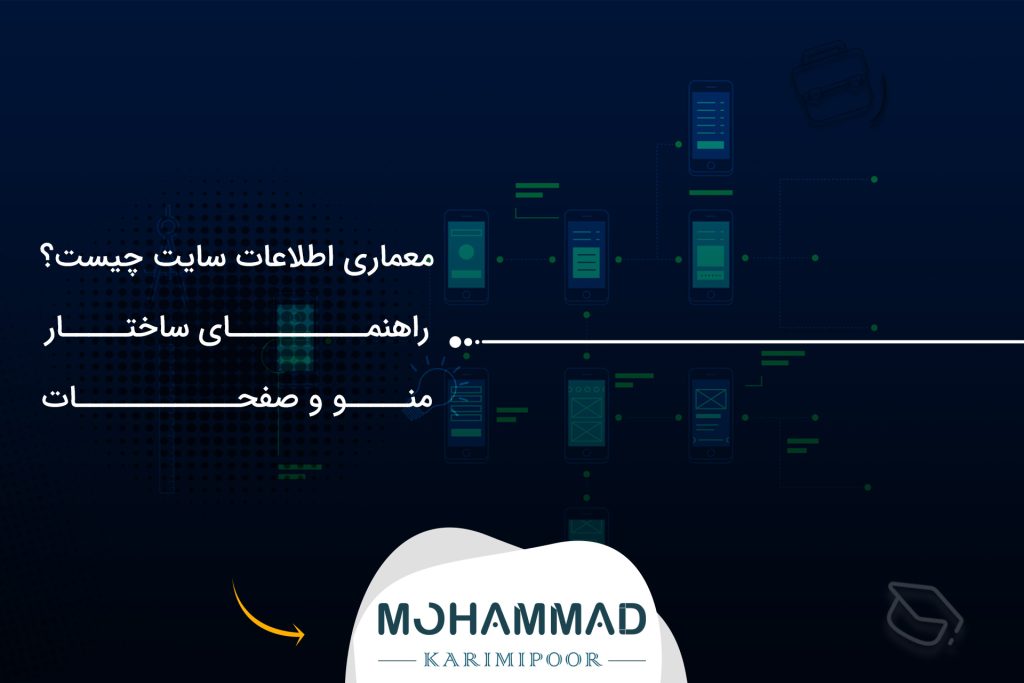 معماری اطلاعات سایت چیست؟ راهنمای ساختار منو و صفحات